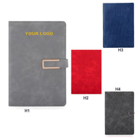 GB6217 PU Cover Lined Business Notebook