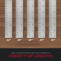 GB6406 Classic Stainless Steel Metal Ruler