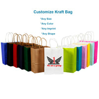 GB6196 Kraft Paper Gift Bag With Handle