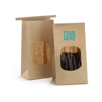 GB6197 Tin Tie Locked Kraft Paper Lunch Bags