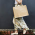 GB6182 Laminated Jute Burlap Tote Bags