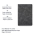 GB6217 PU Cover Lined Business Notebook