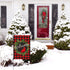GB6228 Plaid Welcome Wreath Christmas Garden Flag