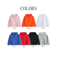 GF2191 Men and Women Fleece Hooded Sweatshirt